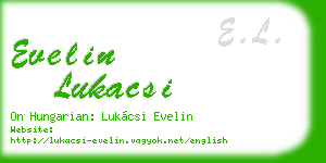 evelin lukacsi business card